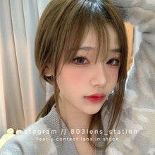 將圖片載入圖庫檢視器 現貨 草莓卷 Lrgood Xiyou粉紅色 Pink 14.5mm 年拋(兩片裝) 🎀可預訂請撳度數選項中最下🎀 ✨$100/3對✨