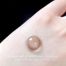 將圖片載入圖庫檢視器 現貨 栗子奶咖 買完不補❗️ 巧克力色 Chocolate 14.0mm 年拋(兩片裝)✨$100/3對✨