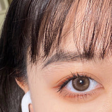 將圖片載入圖庫檢視器 現貨 栗子奶咖 買完不補❗️ 巧克力色 Chocolate 14.0mm 年拋(兩片裝)✨$100/3對✨