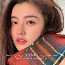 將圖片載入圖庫檢視器 現貨 栗子奶咖 買完不補❗️ 巧克力色 Chocolate 14.0mm 年拋(兩片裝)✨$100/3對✨