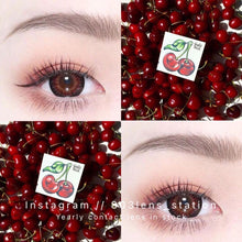 將圖片載入圖庫檢視器 現貨  車厘子  買完不補❗️ 巧克力色 Chocolate 14.5mm 年拋(兩片裝)🎀可預訂請撳度數選項中最下🎀 ✨$100/3對✨