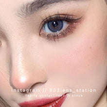 將圖片載入圖庫檢視器 現貨 奶包藍  買完不補❗️藍色 Blue 14.2mm 年拋(兩片裝)✨$100/3對✨