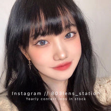 將圖片載入圖庫檢視器 現貨 奶包藍  買完不補❗️藍色 Blue 14.2mm 年拋(兩片裝)✨$100/3對✨