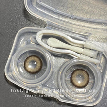 將圖片載入圖庫檢視器 現貨 黑天鵝棕🤎 ovo 啡色 Brown 14.5mm 半年拋(兩片裝)🎀可預訂請撳度數選項中最下🎀 ✨$100/3對✨