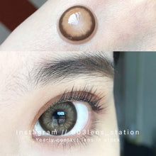 將圖片載入圖庫檢視器 現貨 黑天鵝棕🤎 ovo 啡色 Brown 14.5mm 半年拋(兩片裝)🎀可預訂請撳度數選項中最下🎀 ✨$100/3對✨