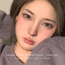 將圖片載入圖庫檢視器 現貨 黑天鵝棕🤎 ovo 啡色 Brown 14.5mm 半年拋(兩片裝)🎀可預訂請撳度數選項中最下🎀 ✨$100/3對✨