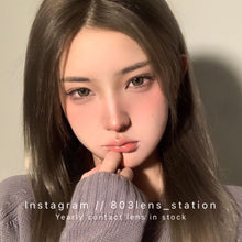 將圖片載入圖庫檢視器 現貨 黑天鵝棕🤎 ovo 啡色 Brown 14.5mm 半年拋(兩片裝)🎀可預訂請撳度數選項中最下🎀 ✨$100/3對✨