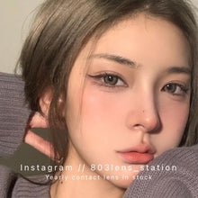 將圖片載入圖庫檢視器 現貨 黑天鵝棕🤎 ovo 啡色 Brown 14.5mm 半年拋(兩片裝)🎀可預訂請撳度數選項中最下🎀 ✨$100/3對✨