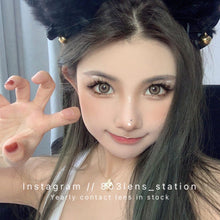 將圖片載入圖庫檢視器 現貨 黑天鵝棕🤎 ovo 啡色 Brown 14.5mm 半年拋(兩片裝)🎀可預訂請撳度數選項中最下🎀 ✨$100/3對✨