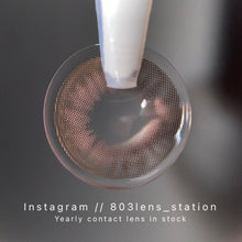 將圖片載入圖庫檢視器 現貨 ovo旺仔粉棕 巧克力色 14.0mm 年拋(兩片裝)🎀可預訂請撳度數選項中最下🎀 ✨$100/3對✨