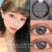 將圖片載入圖庫檢視器 現貨 clamido 小黑柴 通透黑灰色 黑色 Black 14.2mm 年拋(兩片裝)🎀可預訂請撳度數選項中最下🎀 ✨$100/3對✨