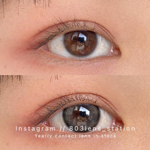 將圖片載入圖庫檢視器 現貨 clamido 小黑柴 通透黑灰色 黑色 Black 14.2mm 年拋(兩片裝)🎀可預訂請撳度數選項中最下🎀 ✨$100/3對✨