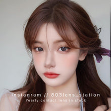 將圖片載入圖庫檢視器 現貨 clamido 小黑柴 通透黑灰色 黑色 Black 14.2mm 年拋(兩片裝)🎀可預訂請撳度數選項中最下🎀 ✨$100/3對✨