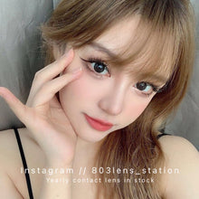 將圖片載入圖庫檢視器 現貨 clamido 小黑柴 通透黑灰色 黑色 Black 14.2mm 年拋(兩片裝)🎀可預訂請撳度數選項中最下🎀 ✨$100/3對✨