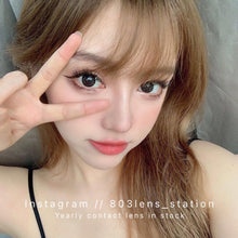 將圖片載入圖庫檢視器 現貨 clamido 小黑柴 通透黑灰色 黑色 Black 14.2mm 年拋(兩片裝)🎀可預訂請撳度數選項中最下🎀 ✨$100/3對✨