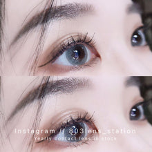 將圖片載入圖庫檢視器 現貨 星純灰綠  買完不補❗️灰色 灰色 Grey 14.2mm 年拋(兩片裝)✨$100/3對✨