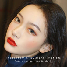 將圖片載入圖庫檢視器 現貨 星純灰綠  買完不補❗️灰色 灰色 Grey 14.2mm 年拋(兩片裝)✨$100/3對✨