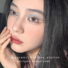 將圖片載入圖庫檢視器 現貨 Lrgood Nanako Blue 藍色14.2mm 年拋(兩片裝)🎀可預訂請撳度數選項中最下🎀 ✨$100/3對✨