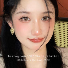 將圖片載入圖庫檢視器 現貨 牛仔 啡色 Brown 14.4mm  Lrgood 年拋(兩片裝)🎀可預訂請撳度數選項中最下🎀 ✨$100/3對✨