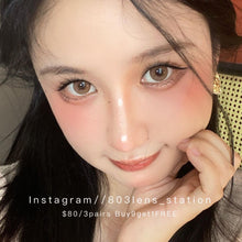 將圖片載入圖庫檢視器 現貨 牛仔 啡色 Brown 14.4mm  Lrgood 年拋(兩片裝)🎀可預訂請撳度數選項中最下🎀 ✨$100/3對✨