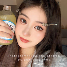 將圖片載入圖庫檢視器 現貨 Prenta Celine brown 啡色14.2mm 年拋(兩片裝)🎀可預訂請撳度數選項中最下🎀 ✨$100/3對✨