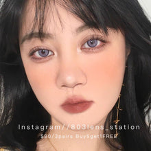 將圖片載入圖庫檢視器 現貨 Lrgood Nini violet 妮妮紫 紫色 Pink 14.2mm 年拋(兩片裝)🎀可預訂請撳度數選項中最下🎀 ✨$100/3對✨