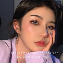 將圖片載入圖庫檢視器 現貨 Lrgood Nini violet 妮妮紫 紫色 Pink 14.2mm 年拋(兩片裝)🎀可預訂請撳度數選項中最下🎀 ✨$100/3對✨