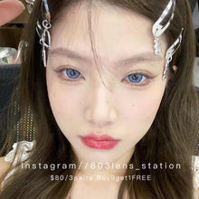 將圖片載入圖庫檢視器 現貨Apical Ocean 藍色 Blue  14.5mm 年拋(兩片裝)🎀可預訂請撳度數選項中最下🎀 ✨$100/3對✨