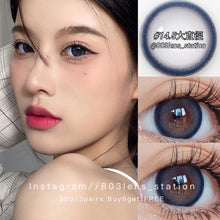 將圖片載入圖庫檢視器 現貨 利亞海藍  Blue 藍色 14.5mm 年拋 ovo(兩片裝)🎀可預訂請撳度數選項中最下🎀 ✨$100/3對✨