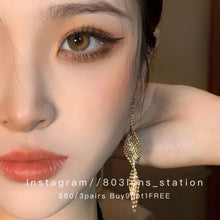 將圖片載入圖庫檢視器 現貨 月夜微光 啡色  買完不補❗️ Brown 14.2mm 年拋(兩片裝)✨$100/3對✨