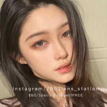 將圖片載入圖庫檢視器 現貨 月夜微光 啡色  買完不補❗️ Brown 14.2mm 年拋(兩片裝)✨$100/3對✨