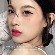 將圖片載入圖庫檢視器 現貨 利亞海藍  Blue 藍色 14.5mm 年拋 ovo(兩片裝)🎀可預訂請撳度數選項中最下🎀 ✨$100/3對✨