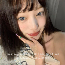 將圖片載入圖庫檢視器 現貨Apical Ocean 藍色 Blue  14.5mm 年拋(兩片裝)🎀可預訂請撳度數選項中最下🎀 ✨$100/3對✨