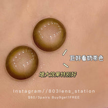將圖片載入圖庫檢視器 現貨 大奶茶 the starlens 啡色  brown  14.5mm 半年拋(兩片裝) 🎀可預訂請撳度數選項中最下🎀 ✨$100/3對✨