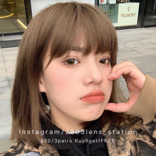 將圖片載入圖庫檢視器 現貨 大奶茶 the starlens 啡色  brown  14.5mm 半年拋(兩片裝) 🎀可預訂請撳度數選項中最下🎀 ✨$100/3對✨
