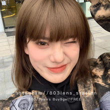 將圖片載入圖庫檢視器 現貨 大奶茶 the starlens 啡色  brown  14.5mm 半年拋(兩片裝) 🎀可預訂請撳度數選項中最下🎀 ✨$100/3對✨