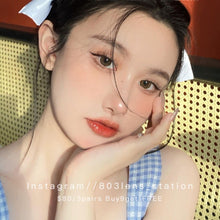 將圖片載入圖庫檢視器 現貨 大奶茶 the starlens 啡色  brown  14.5mm 半年拋(兩片裝) 🎀可預訂請撳度數選項中最下🎀 ✨$100/3對✨