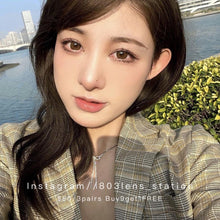將圖片載入圖庫檢視器 現貨 大奶茶 the starlens 啡色  brown  14.5mm 半年拋(兩片裝) 🎀可預訂請撳度數選項中最下🎀 ✨$100/3對✨