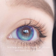 將圖片載入圖庫檢視器 現貨 少女漫淚光 買完不補❗️藍色 Blue 14.5mm 年拋(兩片裝) 🎀可預訂請撳度數選項中最下🎀 ✨$100/3對✨