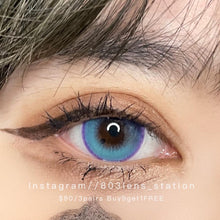 將圖片載入圖庫檢視器 現貨 少女漫淚光 買完不補❗️藍色 Blue 14.5mm 年拋(兩片裝) 🎀可預訂請撳度數選項中最下🎀 ✨$100/3對✨