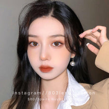 將圖片載入圖庫檢視器 現貨 Eyewish 芋泥啵啵 買完不補❗️ 啡色 Brown 14.0mm 年拋(兩片裝)✨$100/3對✨