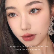 將圖片載入圖庫檢視器 現貨 玻璃珠 ❗️售完不補 灰色 Grey 14.0mm 年拋(兩片裝)✨$100/3對✨