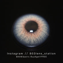 將圖片載入圖庫檢視器 現貨 印度藍 eyewish 買完不補❗️ 藍色 Blue 14.2mm 年拋(兩片裝)✨$100/3對✨