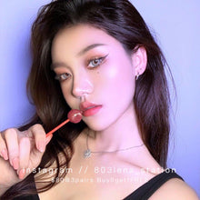 將圖片載入圖庫檢視器 現貨 印度藍 eyewish 買完不補❗️ 藍色 Blue 14.2mm 年拋(兩片裝)✨$100/3對✨