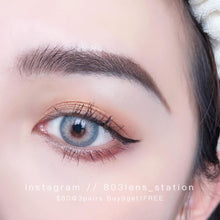 將圖片載入圖庫檢視器 現貨 印度藍 eyewish 買完不補❗️ 藍色 Blue 14.2mm 年拋(兩片裝)✨$100/3對✨