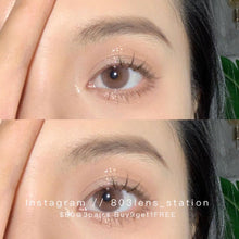 將圖片載入圖庫檢視器 現貨 Ovo 小無辜 啡色 粉紅色 Brown Pink 14.0mm 半年拋(兩片裝) 🎀可預訂請撳度數選項中最下🎀 ✨$100/3對✨