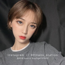 將圖片載入圖庫檢視器 現貨Ovo 嵐灰 灰色  gray 14.5mm 年拋(兩片裝) 🎀可預訂請撳度數選項中最下🎀 ✨$100/3對✨