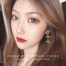 將圖片載入圖庫檢視器 現貨Ovo 嵐灰 灰色  gray 14.5mm 年拋(兩片裝) 🎀可預訂請撳度數選項中最下🎀 ✨$100/3對✨