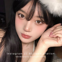 將圖片載入圖庫檢視器 現貨 甜酒褐🤎 Ovo 巧克力色 Chocolate 14.2mm 半年拋(兩片裝) 🎀可預訂請撳度數選項中最下🎀 ✨$100/3對✨