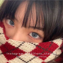 將圖片載入圖庫檢視器 現貨  買完不補❗️布偶甜心 藍色 Blue 14.2mm 年拋(兩片裝)✨$100/3對✨